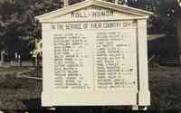 Plainfield, Vermont, USA - Plainfield Roll of Honor
In the Service of Their Country 1914-18