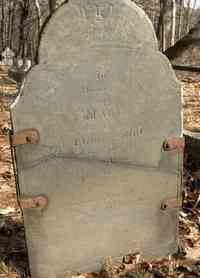 Mary PLAISTED - Grave Inscription: In memory of Mary relict of Capt Elisha Hill who departed this life Augt 6th 1785 in the 68th year of her age Her numerous offs