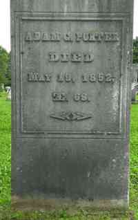 Adam Gannet PORTER - Grave