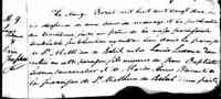 Louis LEDOUX - 1822 marriage (part 1)