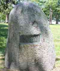 James PRESCOTT - Monument Prescott Family Boulder at Founders Park in Hampton, New Hampshire honors Hamptons Founding Families.