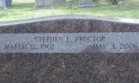 Stephen L PROCTOR - Grave