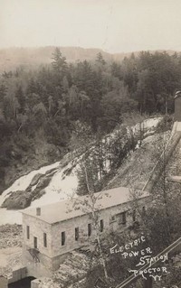 Proctor, Vermont, USA - Electric Power Station, Proctor, Vt.
