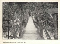 Proctor, Vermont, USA - Suspension Bridge