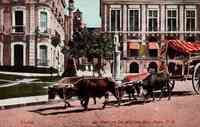 Puerto Rico - Ox Cart on La Marina, San Juan, P.R.
