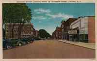Richland, New York, USA - Business Section Looking North on Jefferson Street, Pulaski, N.Y.