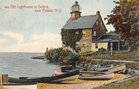 Richland, New York, USA - Old Lighthouse at Selkirk near Pulaski, N.Y., 1910