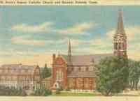 Putnam, Connecticut, USA - St. Mary's Roman Catholic Church and Rectory, Putnam, Conn.