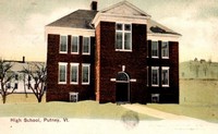 Putney, Vermont, USA - High School, Putney, Vt.