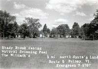 Putney, Vermont, USA - Shady Brook Cabins
Natural Swimming Pool
The Witzack's
1/2 mi. north Santa's Land
Route 5 Putney