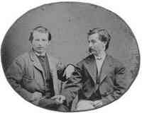 Charles Alexander RACE - Race brothers l to r: Charles A. Race and James W. Race circa 1867
