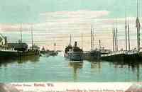 Racine, Wisconsin, USA - Harbor Scene, Racine, Wis.