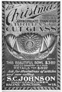 Racine, Wisconsin, USA - For Christmas Nothing More Appropriate Than Our Brilliant Cut Glass
S.C. Johnson Manufacturer, Raci