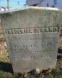 Frederick P. RAND - Grave