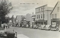 Rangeley, Maine, USA - Main Street, Rangeley, Maine