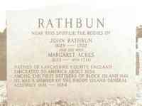 John RATHBUN (RATHBONE) - Memorial