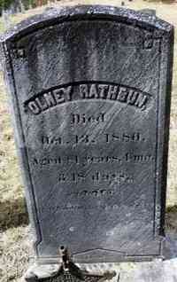 Olney RATHBUN - Grave