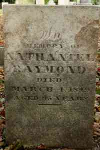 Nathaniel RAYMOND - Grave