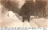 Reading, Vermont, USA - Sleigh ride in Reading, Vt., 1907