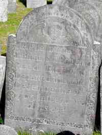 Benjamin REED - Grave Inscription: Memento mori Here lies the Remains of Benjamin Reed Esqr who Departed this Life December the 21st 1765. In the 70th yea