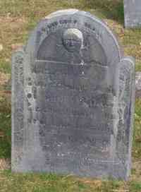 William REED - Grave Inscription: Memento mori Here lyes Buried the Body of Capt. William Reed, who depar- ted this Life May 12th 1718. Aged 55 years &