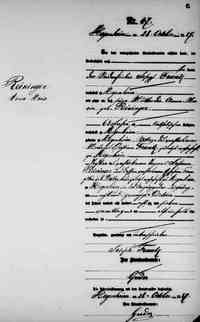 Marie-Anne REININGER - 1887 Death