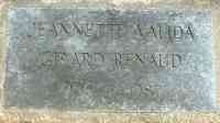 Jeannette Valida GIROUARD - Grave