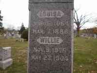 Louisa REUDGEN - Grave - Grove Hill Cemetery - Rockville, Connecticut