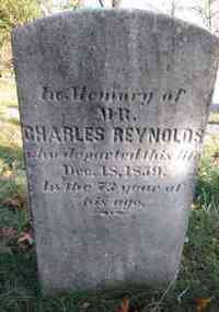 Charles REYNOLDS - Grave