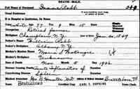 Isaac Martin ROBB (ROBIDOUX) - Vermont State Archives and Records Administration; Montpelier, Vermont; Vermont Death Records, 1909-2008