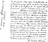 François ROBICHAUD - 1832 marriage