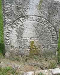 Richard ROBINSON - Grave
