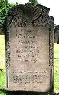 Thomas ROBINSON - Grave