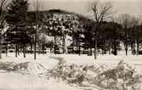 Rochester, Vermont, USA - Snowy view of Rochester, Vt.