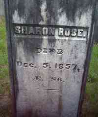 Sharon ROSE - Grave