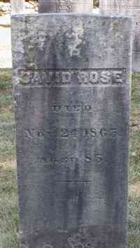 David ROSE - Grave
