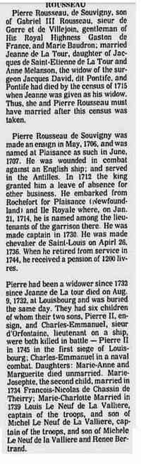 Pierre ROUSSEAU DE SOUVIGNY - 