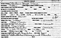 Abraham Joseph ROWE - Vermont State Archives and Records Administration; Montpelier, Vermont; Vermont Death Records, 1909-2008