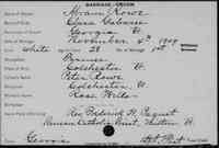 Abraham Joseph ROWE - 1909 marriage Vermont, Vital Records, 1760-1954