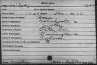 Rosa Catherine ROWE - Birth Vermont, Vital Records, 1760-1954
