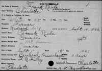 Frank RULE - Death Vermont, Vital Records, 1760-1954