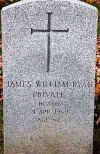 James William RYAN - Grave