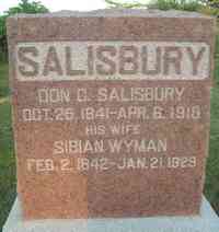 Don Carlos SALISBURY - Grave