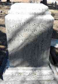 Abram Westbrook SALISBURY - Grave