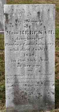 Rebekah Cranston SALISBURY - Grave