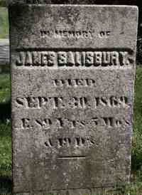 James SALISBURY - Grave
