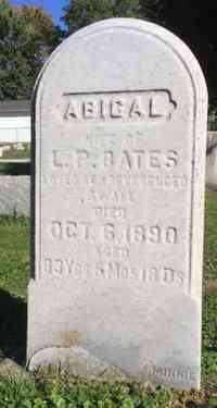 Abigail Child SALISBURY - Grave