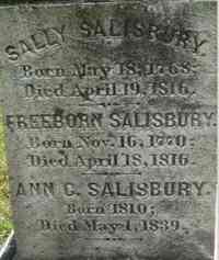 Sally SALISBURY - Grave