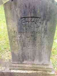 Sarah SALISBURY - Grave