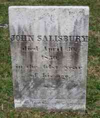 John SALISBURY - Grave